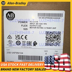 25B-V4P8N104 Series/A PowerFlex 525 AC Drive 0.75kW 1Hp New Selaed Allen-Bradley