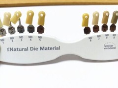 Dental IPS Natural Die Material Shade Guide Ivoclar Vivadent ND1-9 Abutment