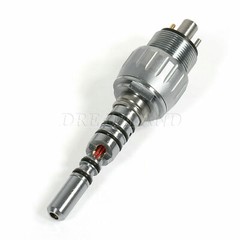 Dental 6 Hole Quick Coupler Swivel LED Bulb for Fiber Optic Handpiece YB6 YD6