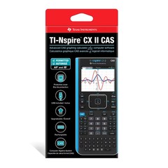 Texas Instruments Nspire CX II CAS Graphing Calculator – Black: 64MB Storage,