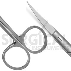 Dental Surgical Medical ENT Scissors Kelly Curved 7″ Sharp/Sharp German Grade