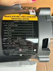 Baldor Reliance Motor- JL1301A/ .33HP/ OPEN (odp)/ 1725 RPM/ 56J frame