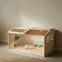Chicken Brooder Box Indoor Small Animals Brooding Box 31.5*15.75*15.75in