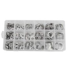 450Pcs/Set Oil Drain Plug Crush Gaskets Washer Sealing O-Ring Assortment Kit NEW