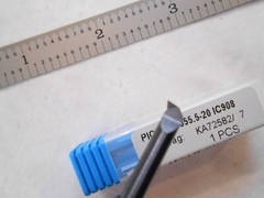 NEW ISCAR GERMANY SOLID CARBIDE BORING BAR 5MM MIN. BORE X 19MM MAX BORE DEPTH