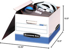 20 Pack Medium-Duty File Storage Boxes with Lift-Off Lid, Letter/Legal Size