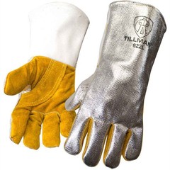 Tillman 822 14″ ACK Aluminized Carbon ® & Cowhide Gloves Wool Liner, Large