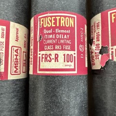 Bussmann Buss FRS-R-100 Fusetron 100 Amp Dual Element Time Delay Fuses Free Ship