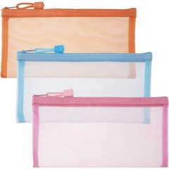 3pcs Mini Mesh Makeup Bags, Small Zipper Mesh Makeup Bags, Portable Cosmetic …