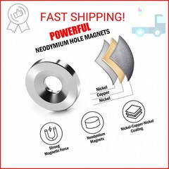 FINDMAG 30Pack Neodymium Magnet Small Industrial Strength Round Base Rare Earth
