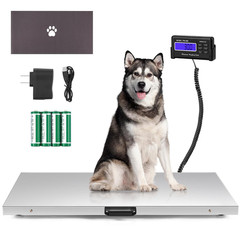 Pet Scale for Large Dog 1100Lb X 0.2Lb, Postal Scale with Large Stainless Platfo
