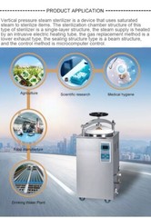 35 Liter High Pressure Sterilizer Vertical Autoclave LED Display 105-134°C USA