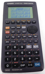 Casio FX-7400G Plus Power Graphic Graphing Calculator Manual Cover Black tested