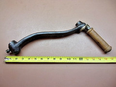 Antique Cast Iron Hand Turn No. 13224 Crank Handle Embossed ’48 Revs Per Min’