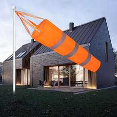 4 Pcs Airport Windsocks Measurement Sock Bag with Reflective Belt Oxford Fabric