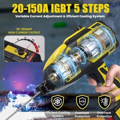 Saker Portable Electric Welding Machine,110V Portable Welder Handheld with IG