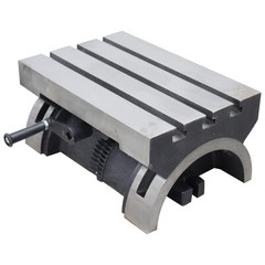 15-Inch Adjustable Angle Tiltable Worktable Cast Iron Milling Drilling Grinding