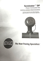 Thermon Terminator DP 307140 Power Connection Kit new