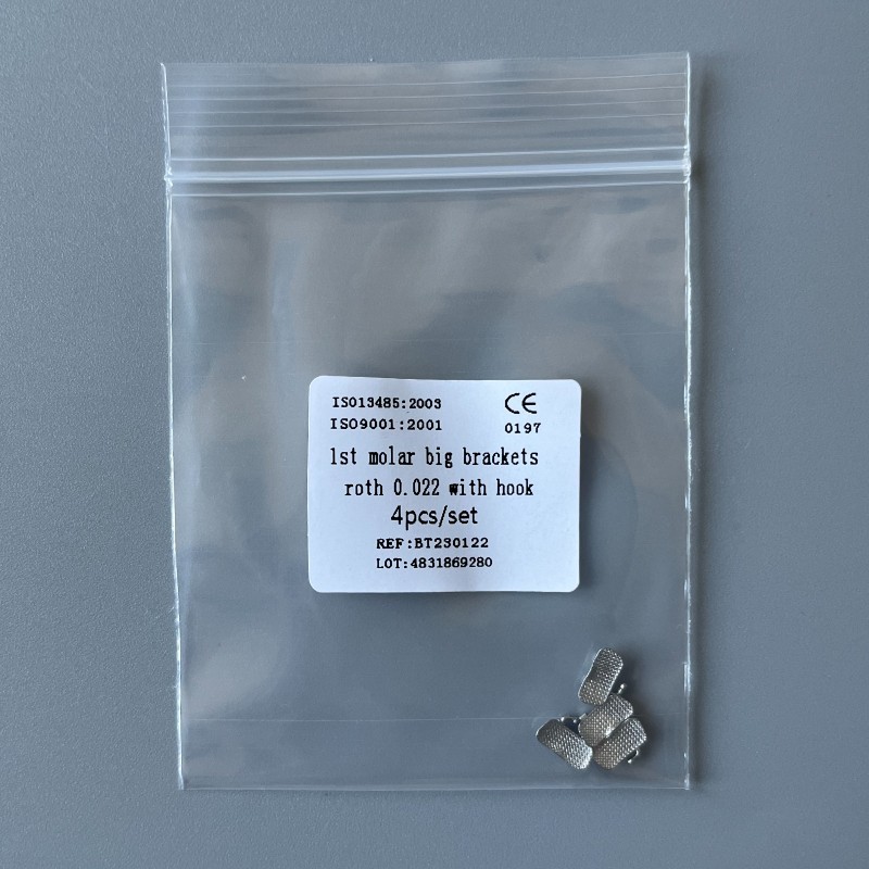 20Sets Dental Orthodontic 1st Molar Wide Big Brackets Roth/MBT/Edgewise no hooks