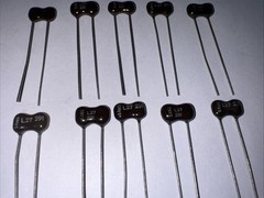 Silver Mica Capacitor 27PF 500V 5% New Quantity of 10 by Sangamo 30 Day Returns.