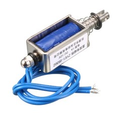 DC 12V 1A 10mm Stroke 600g Push Pull Type Open Frame Solenoid Electromagnet