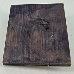 Souvenir wood Costa Rica Desktop Note Book Pen holder