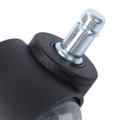 5 Pack Office Chair Wheels Replacement Rubber Chair Casters 360° Swivel 2 Inch