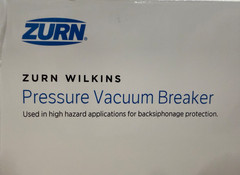 Zurn-Wilkins 1-720A Pressure Vacuum Breaker 1 in. With Union Ball Valves