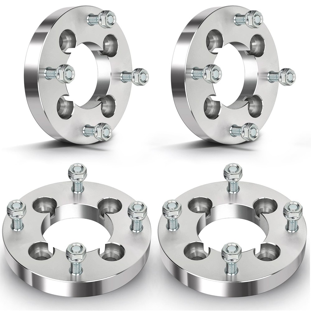 4Pcs 1″ 4×110-4×137 Wheel Spacers 74mm Hub 12×1.5 Studs 4 Lug Adapters RX7 79-85
