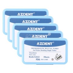 Dental Tubos bucales de ortodoncia Bondabe 2do Molar Roth 0.022 Monoblock AZDENT