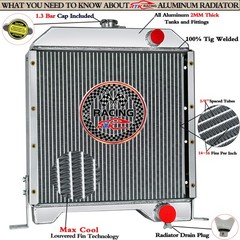Skid Steer Loader 3 Row Radiator Fits Case 1840 1845C # 1347609C1 1A12192