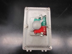Akron Electric Explosion Proof Motor Switch Housing Aluminum CX136 w/ AB switch