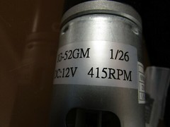 Nichibo-Motor Planetary Gear DC brush motor 12V 1/26 ratio 415 rpm Gearmotor