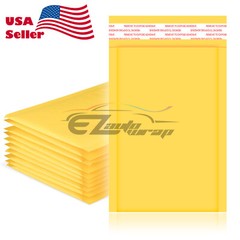 #4 9.5″x14″ (27cm x 36cm) Yellow Kraft Bubble Mailer Shipping Envelope Bag