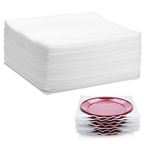 50 Pack 12×12 Inch Cushion Foam Pouches Wrap Sheets for Fragile Items Shipping