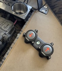 Power Pole Stomp Switch Angled Dual Wedge by Bass Donkey