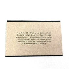 Shinola Gray Leather Journal Cover 80pg Notebook and Dust Cover