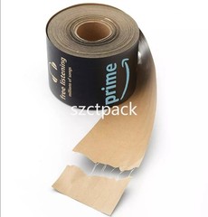 4 ROLLS! 3 Inch X 164 Ft Kraft Tape Amazon Prime Self Adhesive Ships （From USA）
