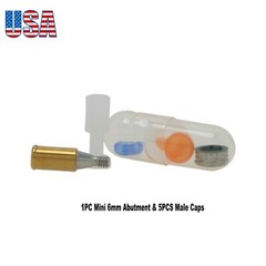 US For Hiossen Oss Implant Locator Abutments PEEK Retention Caps Mini & Regular