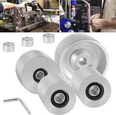 Belt Grinder 2″x72″ Wheel Kit Knife Grinder 4″ Drive 5/8″ Bore 3″ Track 2″ Idler