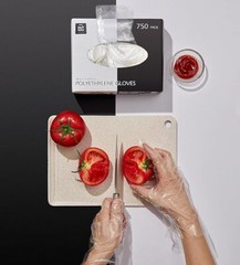 750/1500 Plastic Disposbale Gloves For Food Prep, Cooking, Hair Dye & More