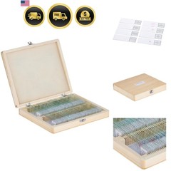44412 Prepared Microscope Slides, Pack of 100