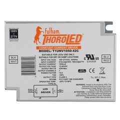 FULHAM T1UNV1050-42C THOROLED CONSTANT CURRENT LED DRIVER, 12-40VDC, 42W, 1050MA