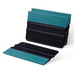 FOSHIO Vinyl Wrap Squeegee 4 Inch with Micro Fiber Suede Felt Edge, Scraper f…