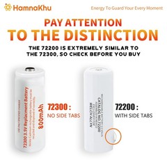 Hamnakhu Replacement Battery For Welch Allyn 72300-3.5V 800Mah Nickel-Cadmium