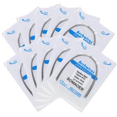 HOT 10pcs/bag Dental Orth Stainless Steel Round Arch Wire 014 Upper 5-200packs