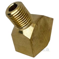 Brass Y Splitter Manifold 1/4″ Male MNPT x 2 Way 1/4″ Female FNPT Fitting