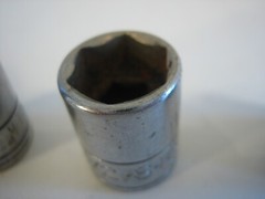 3 S-K Wayne 1/4 Inch Drive Six Point Sockets 11mm 1/2 And 7/16