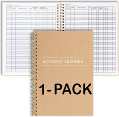 Accounting Ledger Books for Home Budget Tracking, Business Bookkeeping