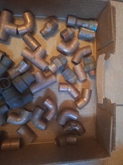 Over 20 Pounds NOS Copper Plumbing Fittings 1/2 &3/4